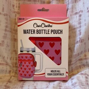 Pink 30/40 oz Tumbler CharCharms Water Bottle Pouch fits Stanley VALENTINE’S DAY